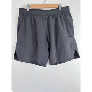 LSKD Mens Rep Shorts Charcoal Grey Athletic Training Gym Workout Size 38
